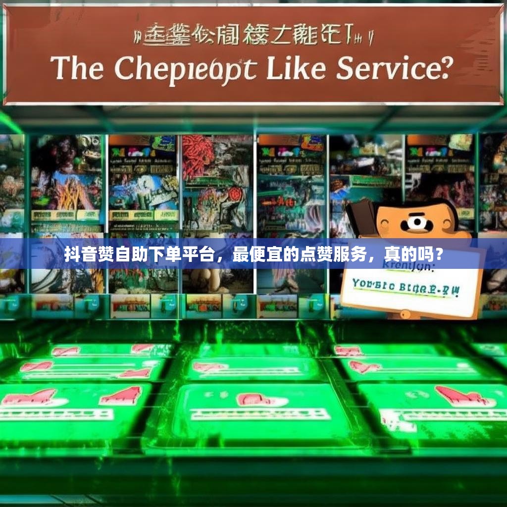 抖音赞自助下单平台，最便宜的点赞服务，真的吗？
