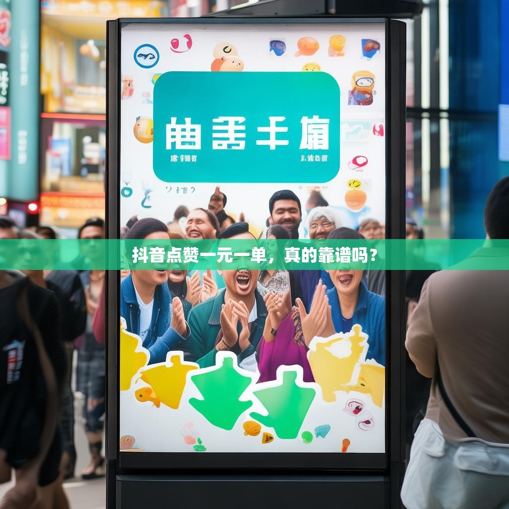 抖音点赞一元一单，真的靠谱吗？