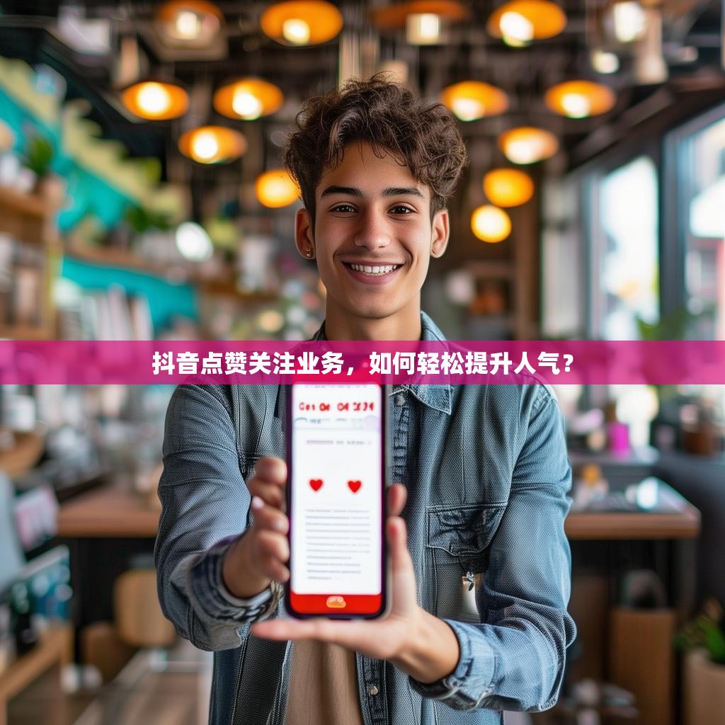 抖音点赞关注业务，如何轻松提升人气？