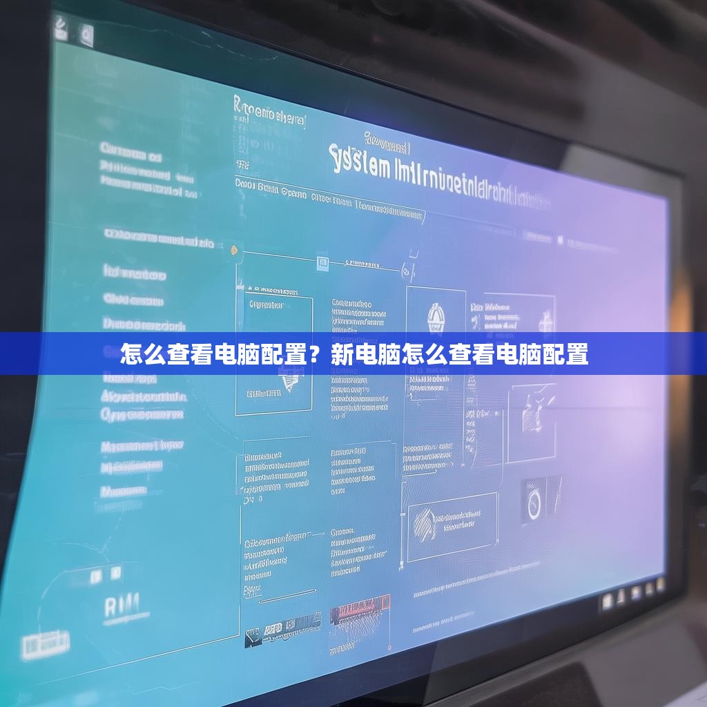 怎么查看电脑配置？新电脑怎么查看电脑配置