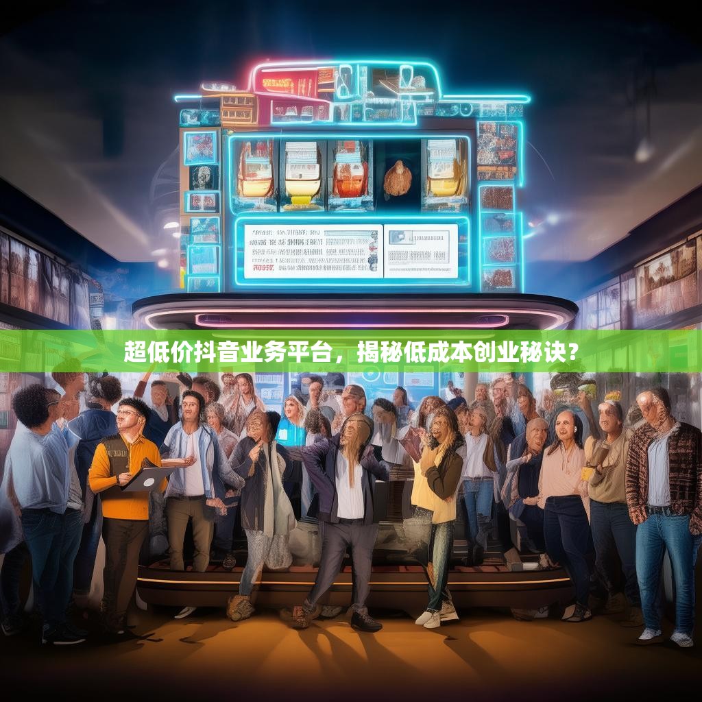 超低价抖音业务平台,揭秘低成本创业秘诀?