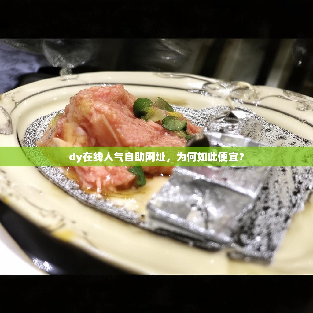 dy在线人气自助网址，为何如此便宜？