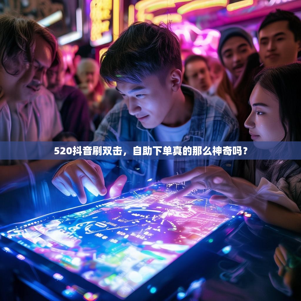 520抖音刷双击，自助下单真的那么神奇吗？