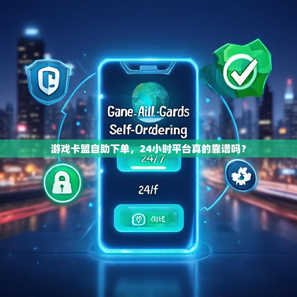 游戏卡盟自助下单，24小时平台真的靠谱吗？