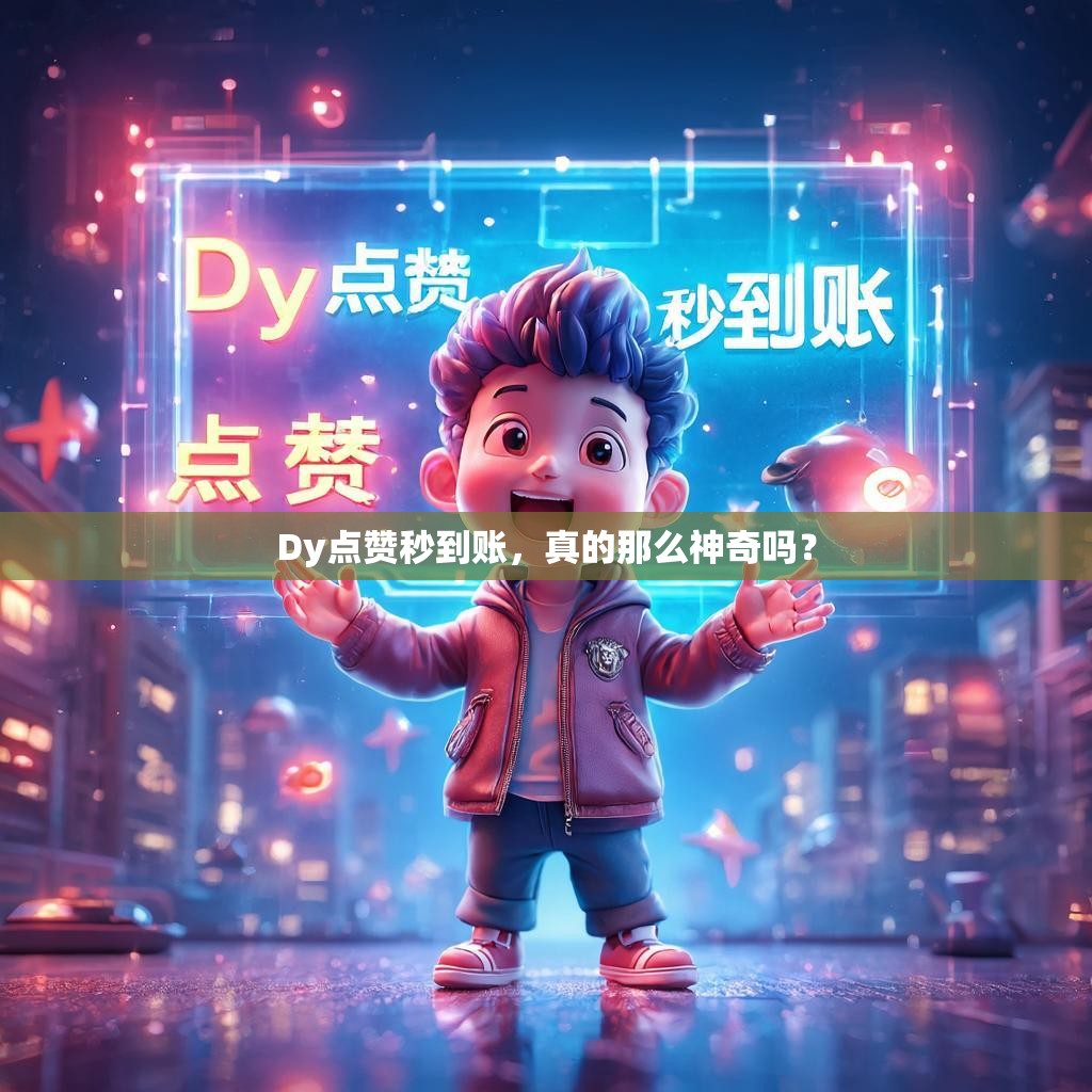 Dy点赞秒到账,真的那么神奇吗?