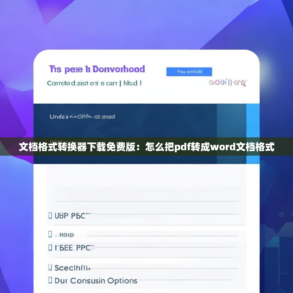 文档格式转换器下载免费版:怎么把pdf转成word文档格式