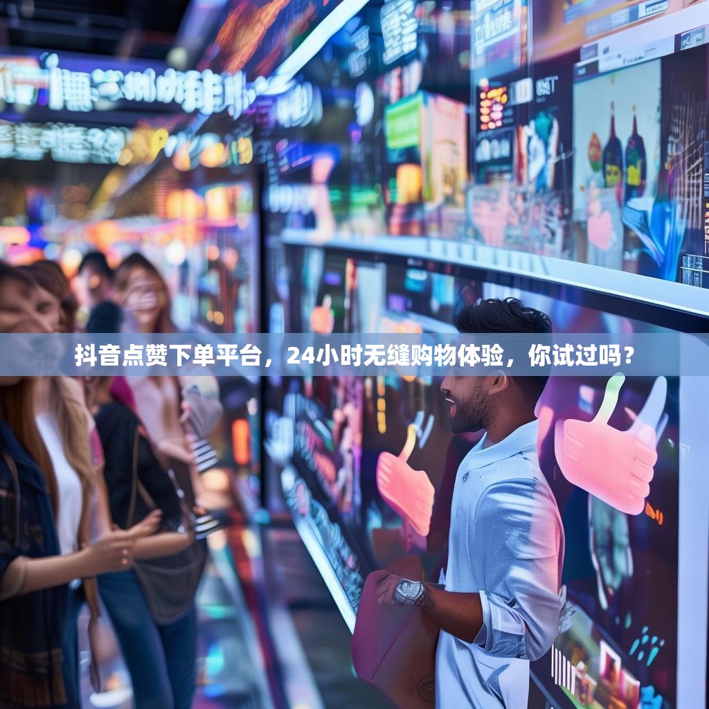 抖音点赞下单平台，24小时无缝购物体验，你试过吗？