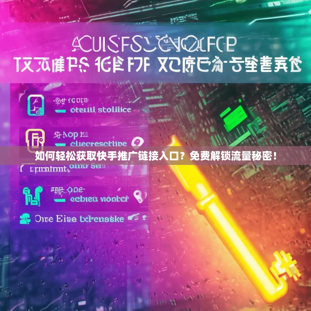 如何轻松获取快手推广链接入口？免费解锁流量秘密！