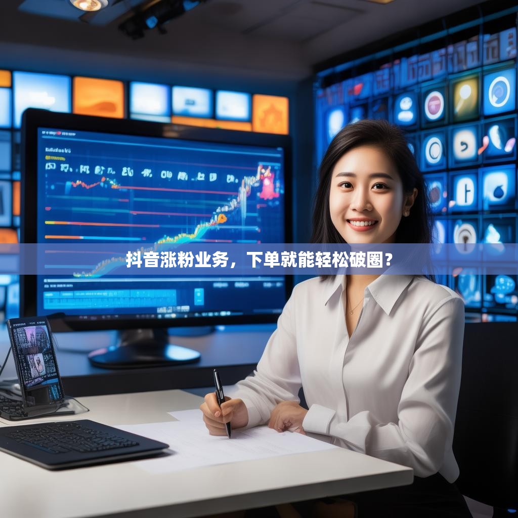 抖音涨粉业务，下单就能轻松破圈？