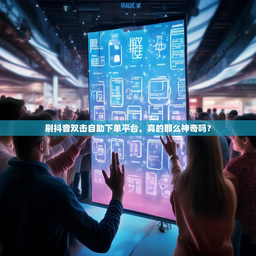 刷抖音双击自助下单平台，真的那么神奇吗？