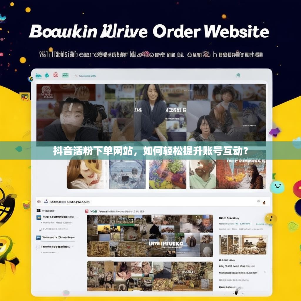 抖音活粉下单网站，如何轻松提升账号互动？