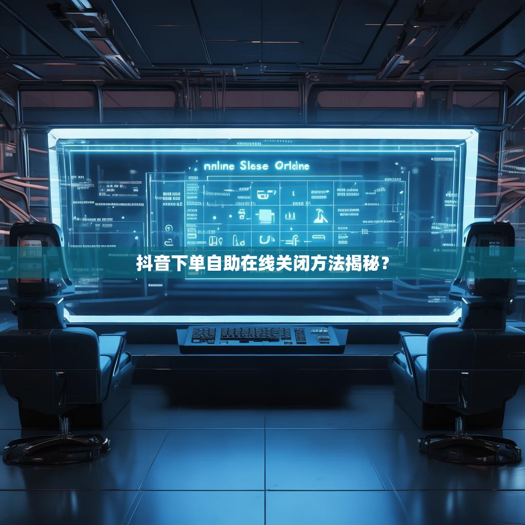 抖音下单自助在线关闭方法揭秘？