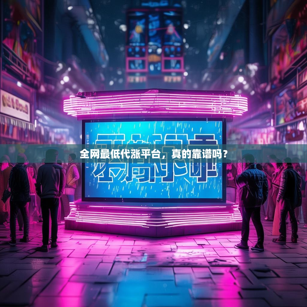 全网最低代涨平台，真的靠谱吗？
