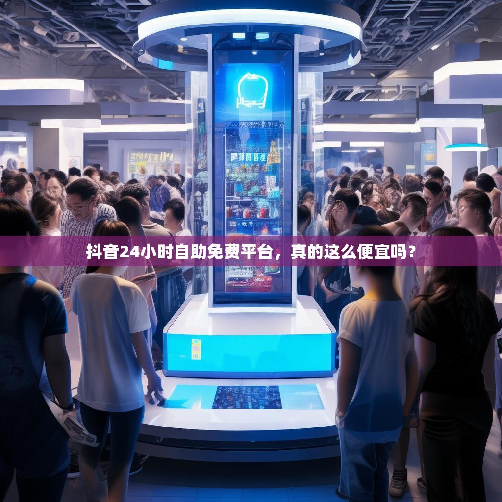 抖音24小时自助免费平台，真的这么便宜吗？