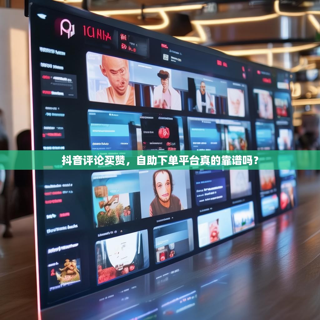 抖音评论买赞，自助下单平台真的靠谱吗？