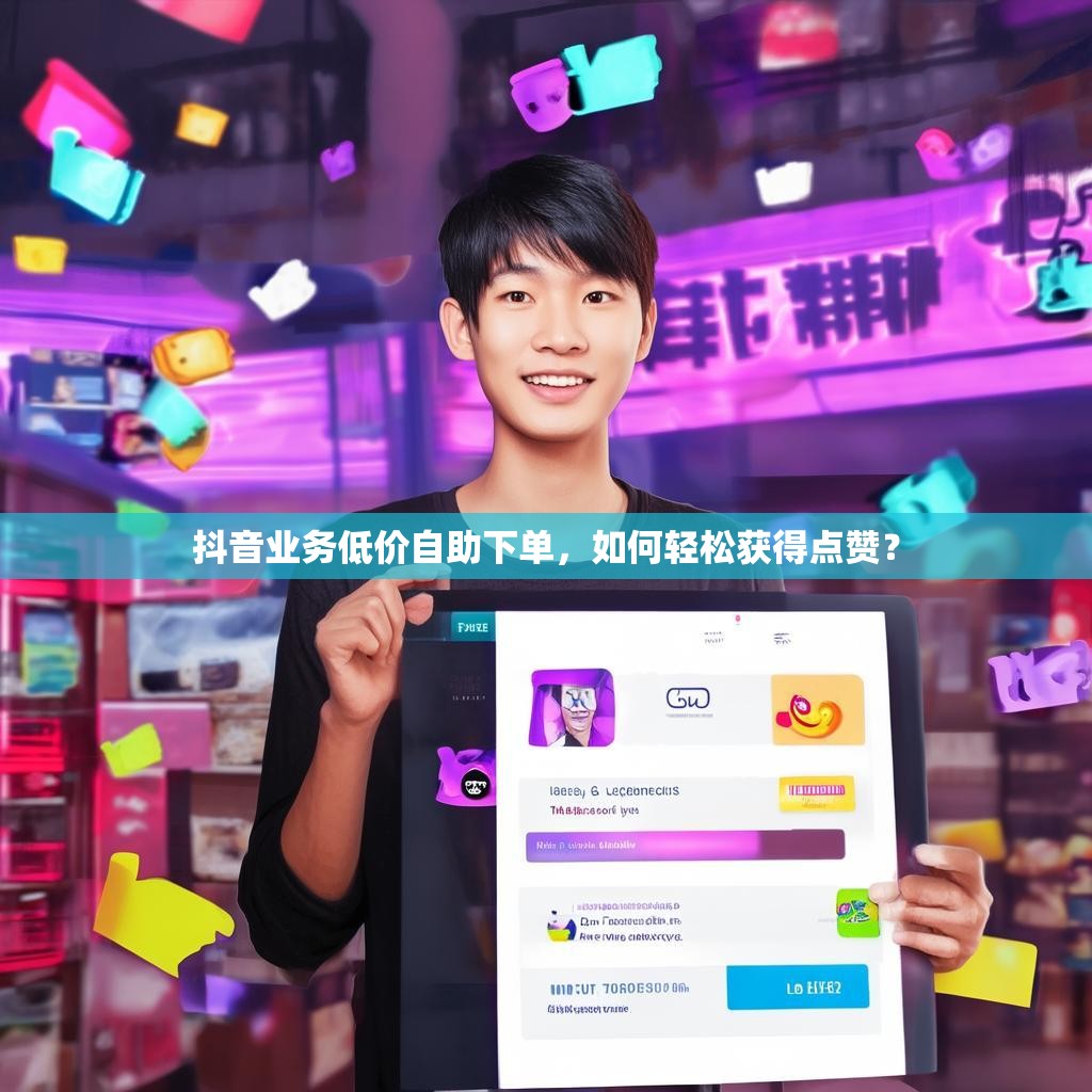抖音业务低价自助下单，如何轻松获得点赞？