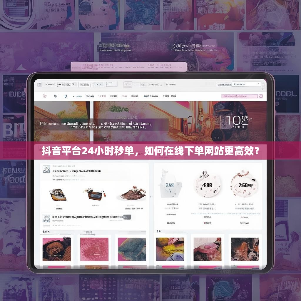 抖音平台24小时秒单，如何在线下单网站更高效？