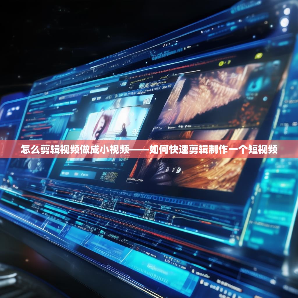 怎么剪辑视频做成小视频——如何快速剪辑制作一个短视频