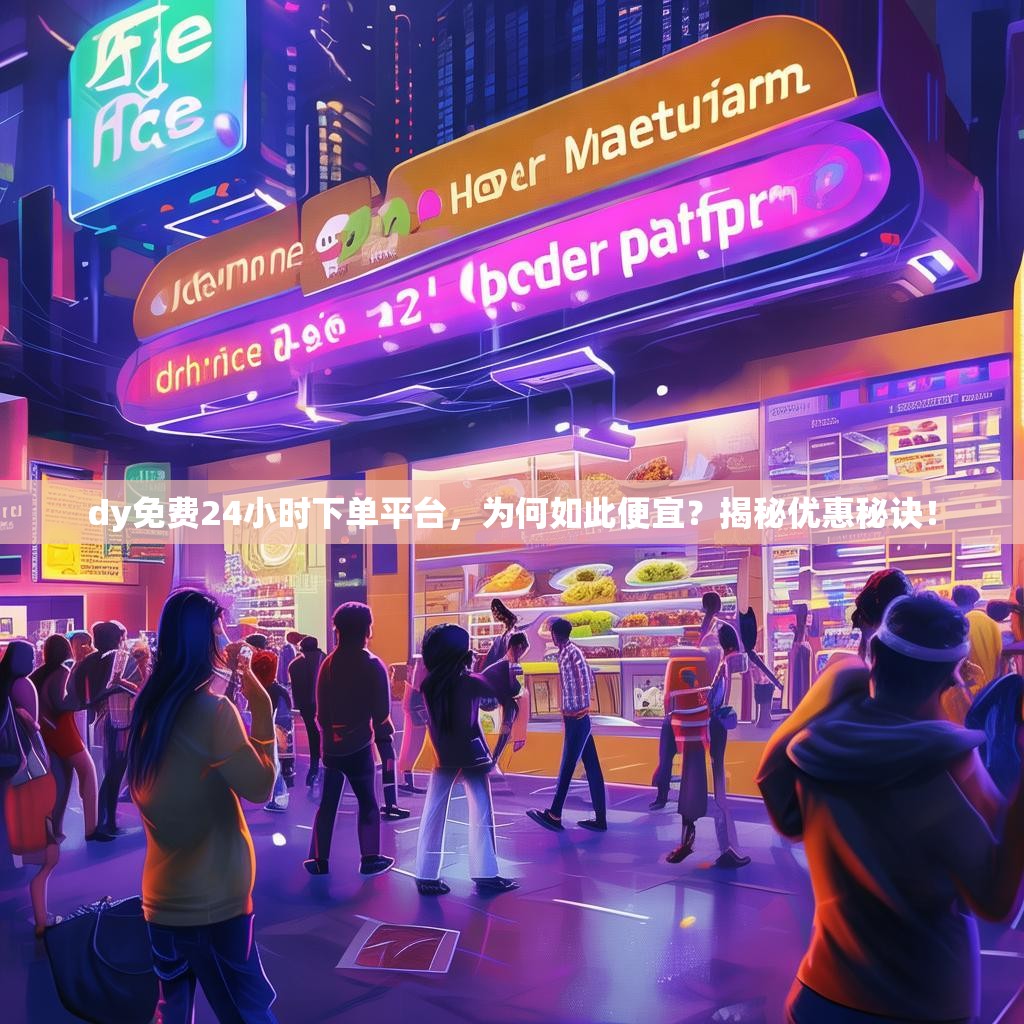 dy免费24小时下单平台，为何如此便宜？揭秘优惠秘诀！