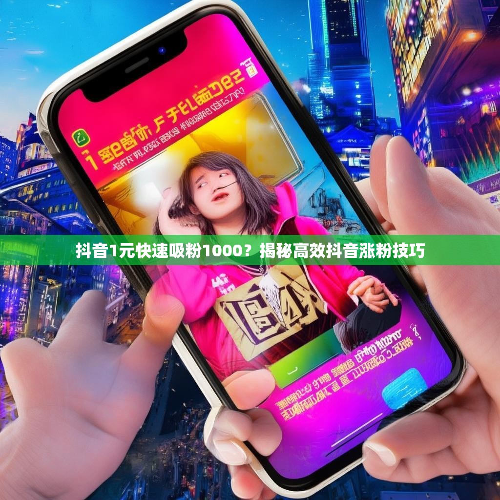 抖音1元快速吸粉1000？揭秘高效抖音涨粉技巧