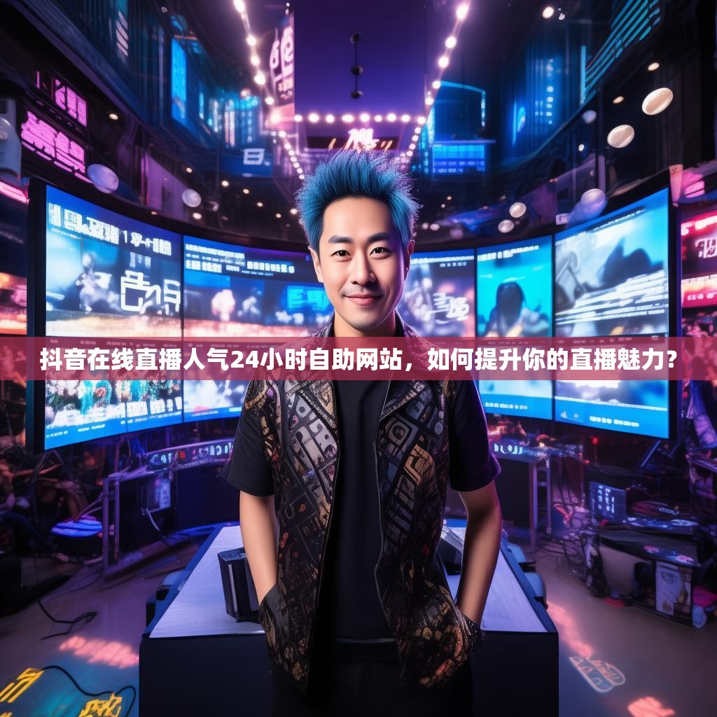 抖音在线直播人气24小时自助网站，如何提升你的直播魅力？