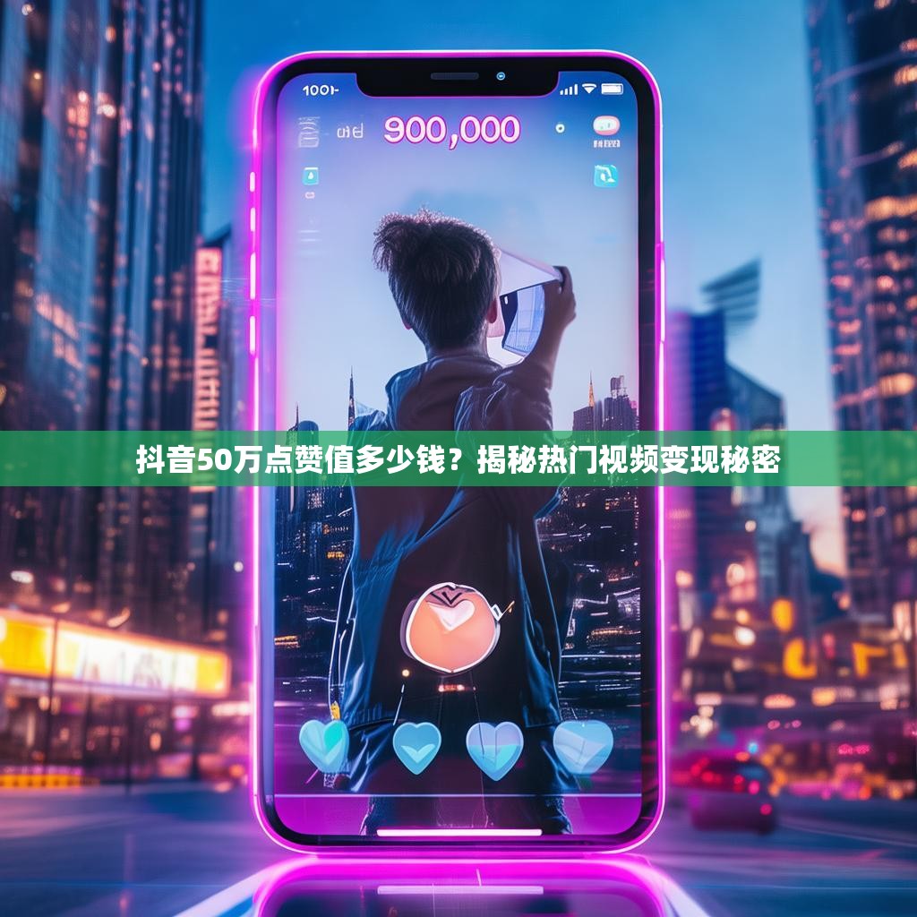 抖音50万点赞值多少钱？揭秘热门视频变现秘密