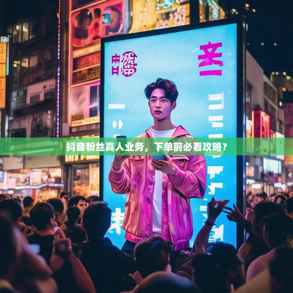 抖音粉丝真人业务，下单前必看攻略？