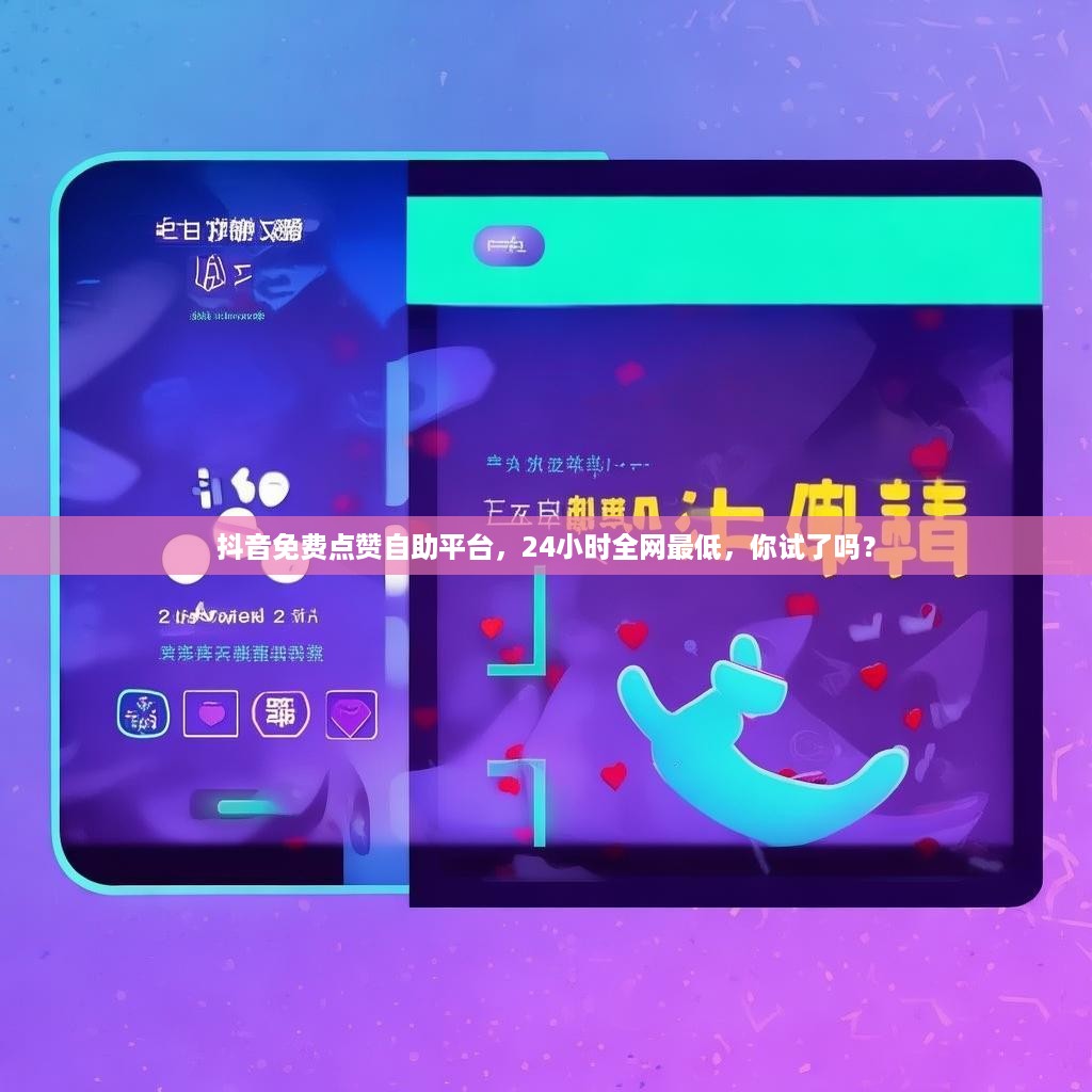 抖音免费点赞自助平台,24小时全网最低,你试了吗?