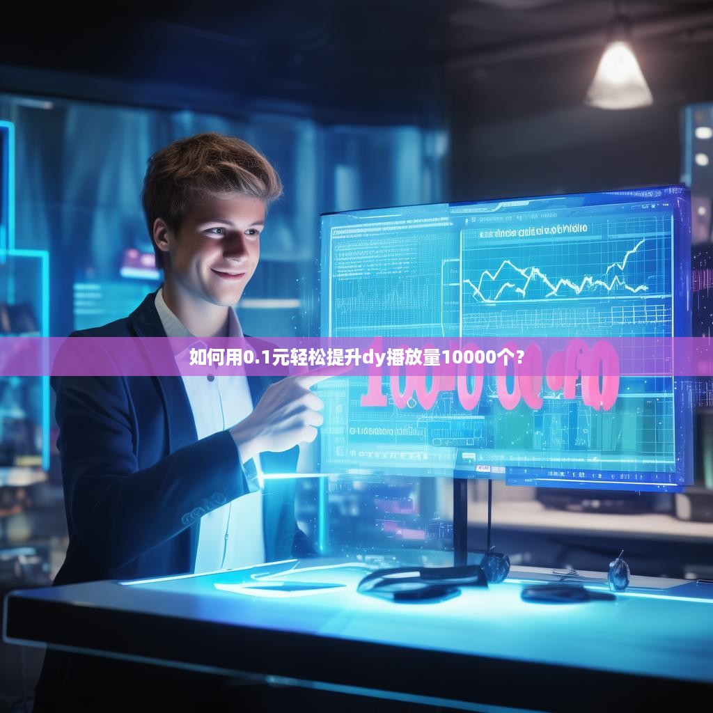 如何用0.1元轻松提升dy播放量10000个？