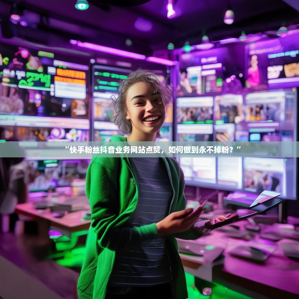 “快手粉丝抖音业务网站点赞，如何做到永不掉粉？”