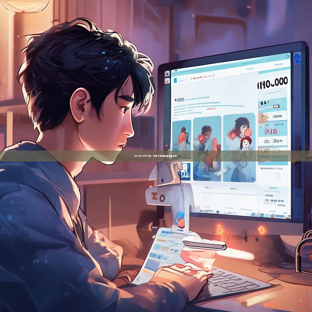 dy一元1000个赞,在线下单网站真的靠谱吗?