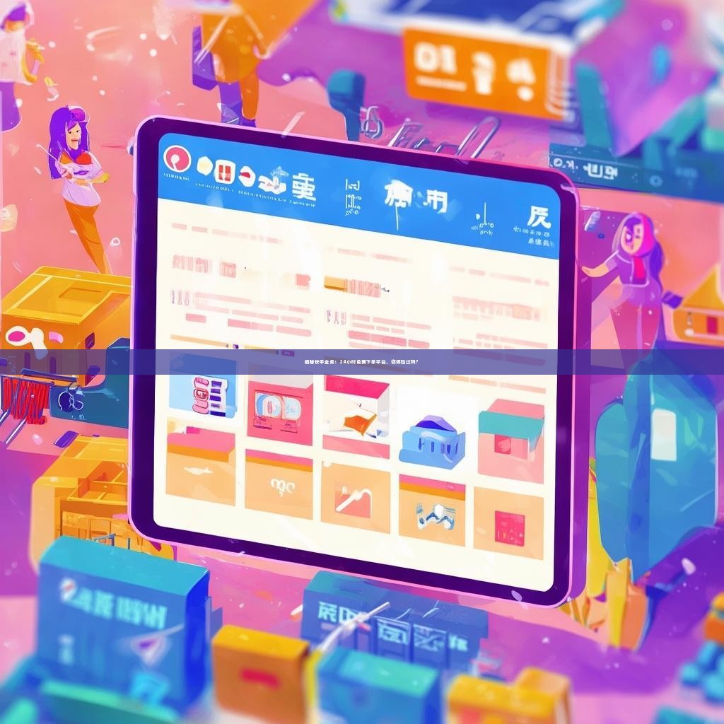 揭秘快手业务：24小时免费下单平台，你体验过吗？