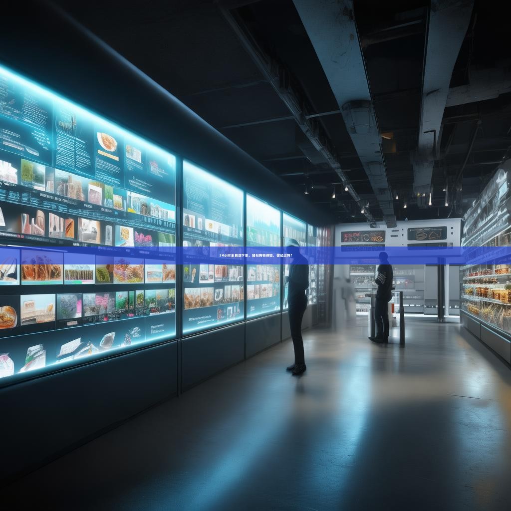 24小时全自助下单，轻松购物体验，你试过吗？