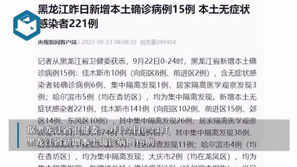 黑龙江新增25例本土确诊病例